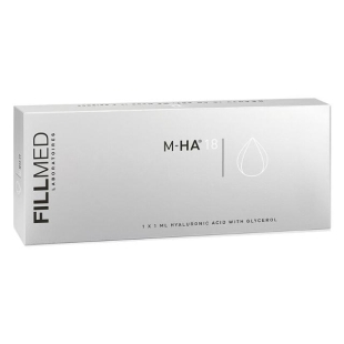 FILLMED M-HA 18 is a dermal filler intended for replenishing the loss of hyaluronic acid due to aging. FILLMED M-HA 18 is ideal to treat superficial dermal tissue, preferably deeper, to improve tone and elasticity of the skin.
