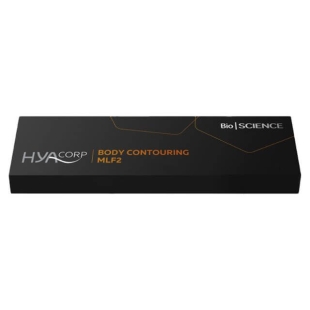HYAcorp MLF2 is an absorbable skin implant intended for single use only. The special composition of HYAcorp MLF2 is formulated to provide maximum volumising results in body contouring. MLF2 is specifically designed for contouring and re-shaping large area