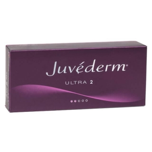 Juvederm Ultra 2 is an injectable hyaluronic-based dermal filler ideal to treat superficial to moderate facial lines and skin depressions, around the eyes and lips. 