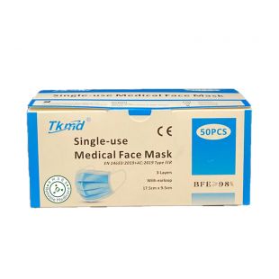 TKmd Type IIR Face Mask - Blue (1 x 50)