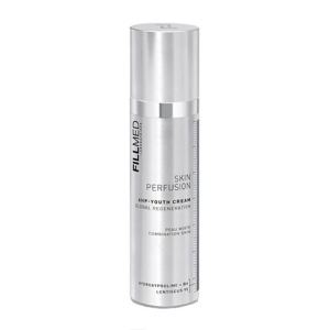 FILLMED Skin Perfusion 6HP Youth Cream is a daily rejuvenating cream designed for combination skin to combat wrinkles and increase skin firmness and radiance.