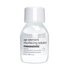 Mesoestetic Age Element Resurfacing Solution is an exfoliating solution that prepares the skin and stimulates epidermal regeneration. 