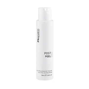 FILLMED Post Peel is formulated to return the skin to the correct normalised pH after the peeling process. For professional use only, the acids are neutralised and skin returns to a normal pH of 8