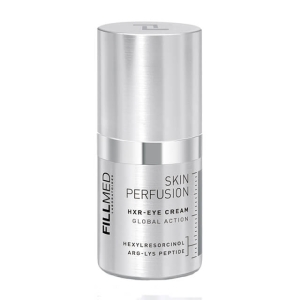FILLMED Skin Perfusion HXR-Eye Cream is an anti-ageing cream for the eye contour with key ingredients to address all signs of ageing. It diminishes the appearance of the dark circles while also helping to reduce puffiness and bags.