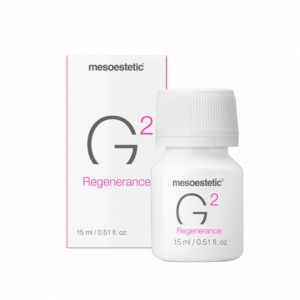 Mesoestetic Genesis G2 Regenerance is a single-dose booster with a high concentration of low-molecular weight active ingredients that activate and accelerate skin repair mechanisms. 
