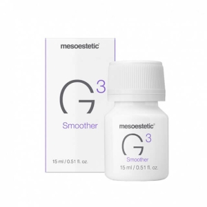 Mesoestetic Genesis G3 Smoother is a single-dose booster with a high concentration of niosomic active ingredients to enhance absorption.