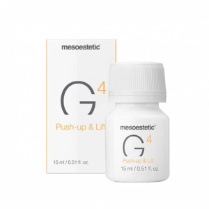 Mesoestetic Genesis G4 Push-Up & Lift is a single-dose booster with a high concentration of firming active ingredients that accelerate collagen and elastin synthesis. 