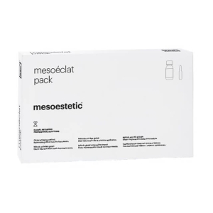 Mesoestetic Mesoeclat Pack is a professional treatment for immediate action skin rejuvenation. Produces cellular renewal, restoring vitality and elasticity to the skin.