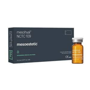 Mesohyal NCTC 109 is an intensive cell bio-revitalization product. This product is an ideal revitalizing solution, which consists of amino acids, coenzymes, mineral salts and vitamins. 