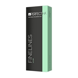 Perfectha FineLines is a cross-linked hyaluronic acid filler, designed to help correct superficial lines around the eyes and face. Use Perfectha FineLines to reduce fine periorbital lines and to create a low volume filler effect in the face to improve the