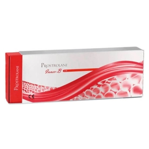 Prostrolane Inner B is an injectable gel indicated for deep dermis implantation for lipolysis of moderate to severe double chin, abdomen, buttocks, back of the thighs and are used for reduction of localized fat accumulations. Prostrolane Inner B have pate
