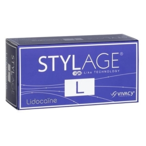 Stylage L Lidocaine is specifically designed to instantly correct deep wrinkles and folds in the deep dermis. Use Stylage L Lidocaine for filling medium to deep nasolabial folds, smoothing wrinkled and sagging areas, marionette lines, cheek wrinkles, holl