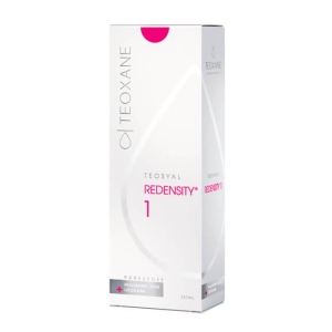 Teosyal PureSense Redensity 1 is a unique hyaluronic acid-based skin enhancer which prevents premature skin from ageing, restores skin density and maintains skin glow. Teosyal PureSense Redensity 1 is suitable for the face, neck and also neckline, where s