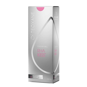 Teosyal RHA Kiss Lidocaine is designed to add volume to the lips as well as enhancing the lip contour. The filler can also be used to fill facial wrinkles such as perioral lines. The smaller volume of 0.7ml creates a more natural-looking result, whilst of