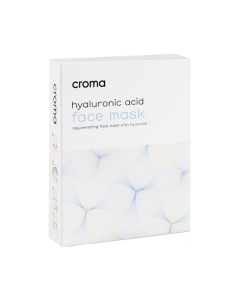 The Hyaluronic Acid Face Mask refreshes dehydrated skin, alleviates visible dryness and helps to improve the skin’s elasticity. In addition to its pleasant cooling effect, it helps to smooth small wrinkles and ensures a radiant complexion.