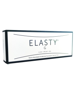 ELASTY G dermal filler is designed to fill the volume and create beautiful contour shapes of the nose, chin, cheekbones, nasolabial folds, facial contour. It is suitable for filling in medium-deep and deep skin folds (nasolabial, puppet wrinkles).
