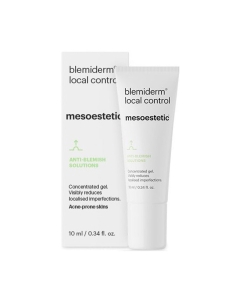 Mesoestetic Blemiderm Treatment (1 x 50ml) - Concentrated AHA and BHA formula that unclogs and purifies pores. Its combination of enoxolone and niacinamide helps to reduce swelling and redness, and prevents the appearance of post-inflammatory hyperpigment