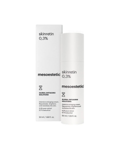 Mesoestetic Skinretin 1% - Cream with 1% pure retinol for professional use to prepare the skin for professional treatments and enhance their effectiveness. Regenerates, brightens and revitalises skin.