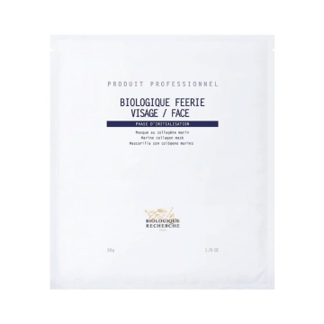 The Biologique Recherche Masque Biologique Féerie instantly plumps, tenses and unifies the complexion.

This sumptuous sheet mask is loaded with a cold veil of plumping marine collagen.