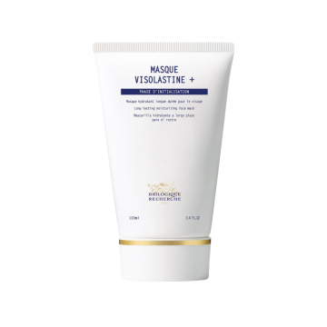 Masque Visolastine + boosts skin hydration by providing water to the outer layers of the epidermis and locking in moisture. This instant and long-lasting hydration means skin feels soft and comfortable all day long.