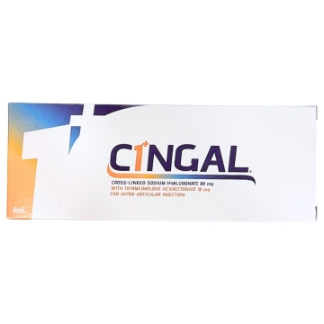 Cingal is designed to safely and effectively treat the pain and certain symptoms associated with osteoarthritis. Cingal adds HA to the joints where it acts as a lubricant and shock absorber