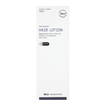 INNO-DERMA Hair Lotion effectively slows down or stops hair fall completely by stimulating blood flow and nourishing the scalp to strengthen the hair and promote growth