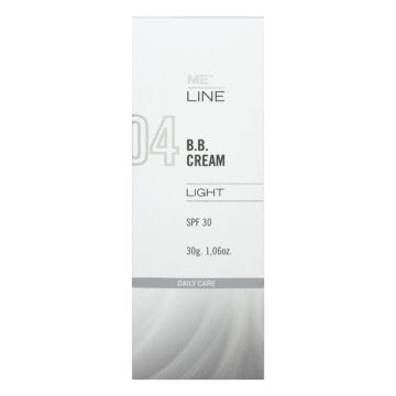 ME Line 04 BB Cream Light is a correction and sun protection cream with SPF 30+ with a light tone make-up base.