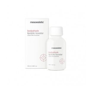 Mesoestetic Bodyshock Lipolytic Booster stimulates the decrease in the number and size of fatty cells, helping to reduce the contour of the treated area.


