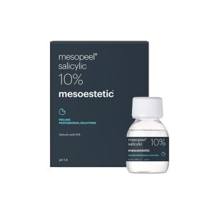 Mesoestetic Mesopeel Salicylic 10% - Very superficial peeling of 10% salicylic acid with powerful keratolytic and oil-regulating effect. Reduces pore size and evens out skin tone.
