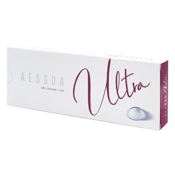 Aessoa Ultra Lidocaine is a dermal filler that adds volume to the face and has a significant lifting effect. It functions like an implant in the injected location because to its great cohesiveness and hardness (mid to deep dermis). The filler's innovative
