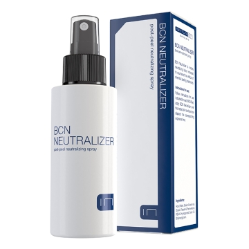 BCN Neutralizer is a spray neutralising lotion indicated to counteract the effects of chemical peeling treatments.