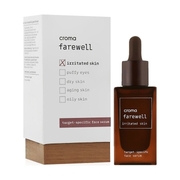 Especially formulated for irritated, sensitive skin, farewell irritated skin helps soothing irritations, reducing skin redness and strengthening the skin barrier. Due to the main ingredients, including Hyaluronic Acid, Madecassoside, Niacinamide and D-Pan