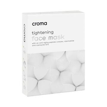 with an anti-ageing peptide complex, niacinamide and coenzyme Q10
Your red-carpet moment is only a mask away: Discover our croma tightening mask with an innovative blend of anti-ageing and refreshing ingredients.