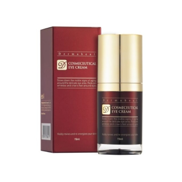 Dermaheal Cosmeceutical Eye Cream slows down visible aging signs such as wrinkles and crow's feet around eyes. Improves skin elasticity and gives you healthier and younger.
