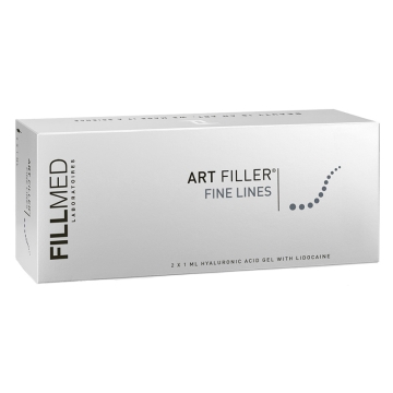 FILLMED Fine Lines Lidocaine is a hyaluronic acid filler with lidocaine for a more comfortable treatment for the patient during the injection session. Fine Lines Lidocaine is formulated to restore volume where it is needed with its soft and smooth texture
