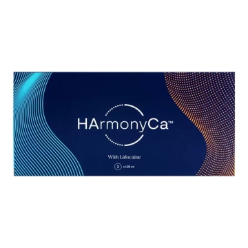 The HArmonyCa formula combines hyaluronic acid with calcium hydroxyapatite in one product to add immediate volume to the injection areas thanks to the hyaluronic acid and gradual and prolonged lifting 
