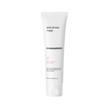 Mesoestetic Anti-Stress Face Mask works to reduce irritation, redness and swelling, making it perfect for congested skin types, skin that has been exposed to extreme weather conditions and even to calm skin after in-clinic procedures.