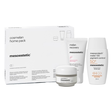 Home pack for the cosmelan® method. Contains the products to follow the home protocol of the cosmelan® professional method and complete the depigmenting action for removing and/or reducing spots of melanic origin.