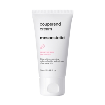 Mesoestetic Couperand Maintenance Cream helps to target and diffuse red patches and or blood microcapillaries.