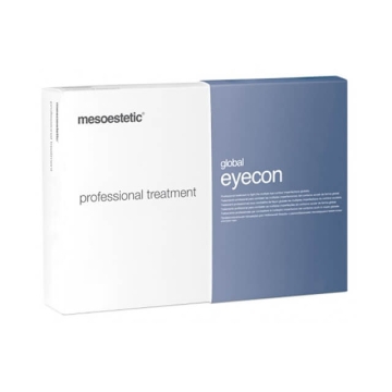 Mesoestetic Global Eyecon is a specific treatment to fight the signs of aging and fatigue in the eye contour. Eye contour is a particularly sensitive area that has differentiated anatomical characteristics, which explains why the treatment must be specifi