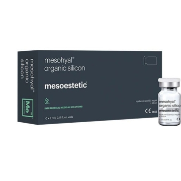 Mesohyal Organic Silicon is regenerating and restructuring solution for the skin tissue, based on blend of an organic silicon with a non-cross-linked hyaluronic acid. 