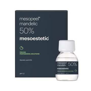 Mesoestetic Mesopeel Mandelic acid 50% peel gently and gradually penetrates the skin. 