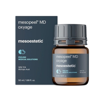 Mesoestetic Mesopeel MD Oxyage - Retexturising peel that attenuates superficial skin imperfections. Unifies the tone and texture, minimises the pore, oxygenates and purifies the skin.