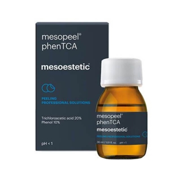 Self-neutralizing, medium-deep combined peel. Indicated for severe aging (deep wrinkles, lack of skin density, dyschromias and hyperpigmentations) and deep acne scars.