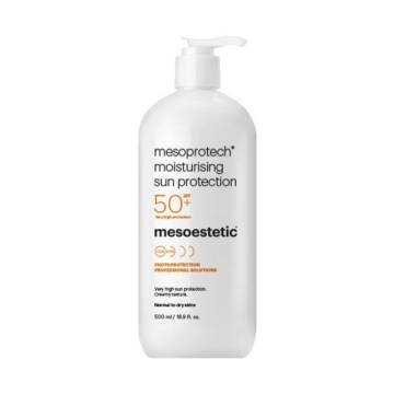 Mesoestetic Mesoprotech Moisturising Sun Protection has a very high sun protection SPF50+ for dry and sensitive skin. With moisturising properties, avoids epidermal water loss and maintains optimal moisturization level.