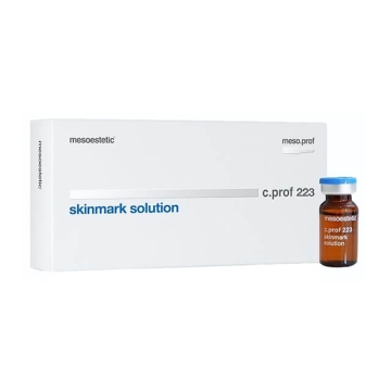 Mesoestetic C.Prof 223 skinmark solution stimulates cell repair and re-structures the rupture of the protein network of the dermis. Provides hydration, elasticity and firmness to the skin. Prevention and reduction of stretchmarks. 