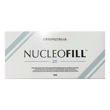 Nucleofill 20 is a new line of sterile sodium DNA-based gel with hydrating properties, specific for young skin