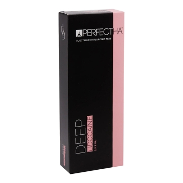 Perfectha Deep is a cross-linked hyaluronic acid gel filler, formulated to treat deep facial lines and skin depressions. Perfectha Deep can also be used to increase lip volume, redefine the nose and treat nasolabial folds and marionette lines. 