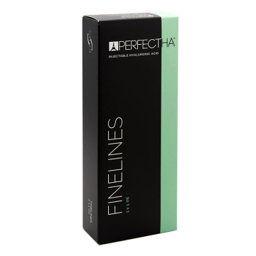 Perfectha FineLines is a cross-linked hyaluronic acid filler, designed to help correct superficial lines around the eyes and face. Use Perfectha FineLines to reduce fine periorbital lines and to create a low volume filler effect in the face to improve the
