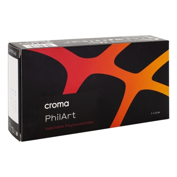 PhilArt is an innovative biostimulator from Croma-Pharma. The injectable gel consists of long-chain polynucleotides.